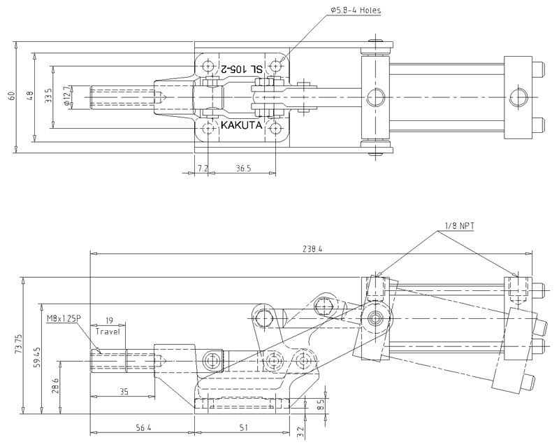 KAKUTA Air Clamp AC 100-SL