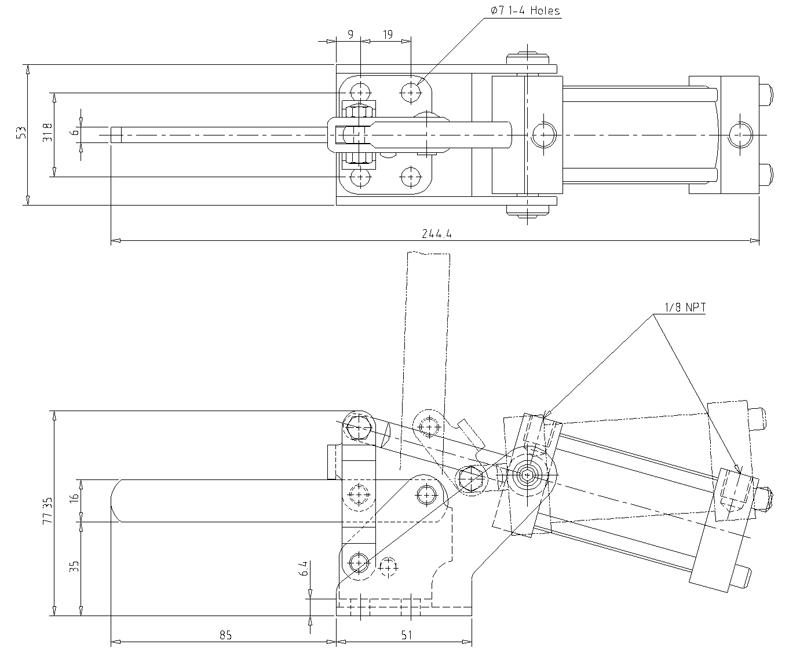 KAKUTA Air Clamp AC 353-L