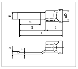 JST Connector Knife Disconnect terminal (K-type)