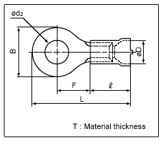 JST Connector Ring tongue terminal